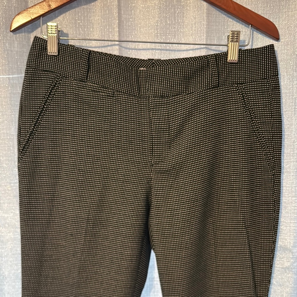 Calvin Klein Black and White Dotted Trousers